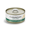 Canagan Grain Free For Cat Chicken with Seabass  無穀物雞肉伴鱸魚配方 75g X12